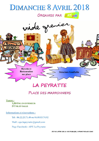 vide grenier la peyratte 79